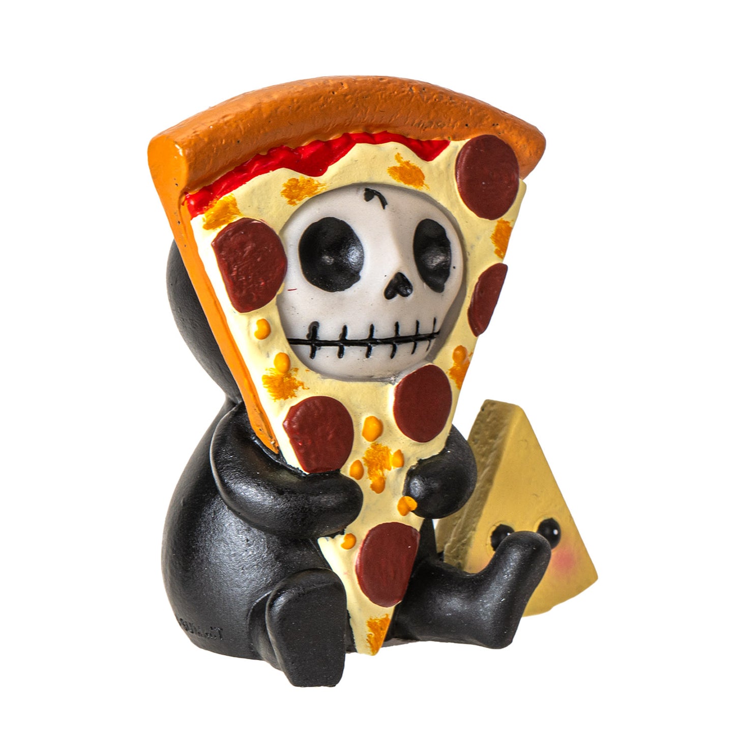 Peppi Furrybones in Pizza Costume with Cheese