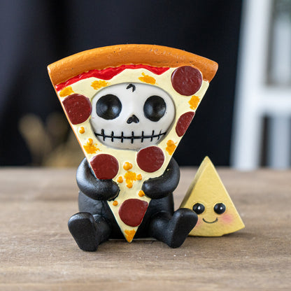 Peppi Furrybones in Pizza Costume with Cheese