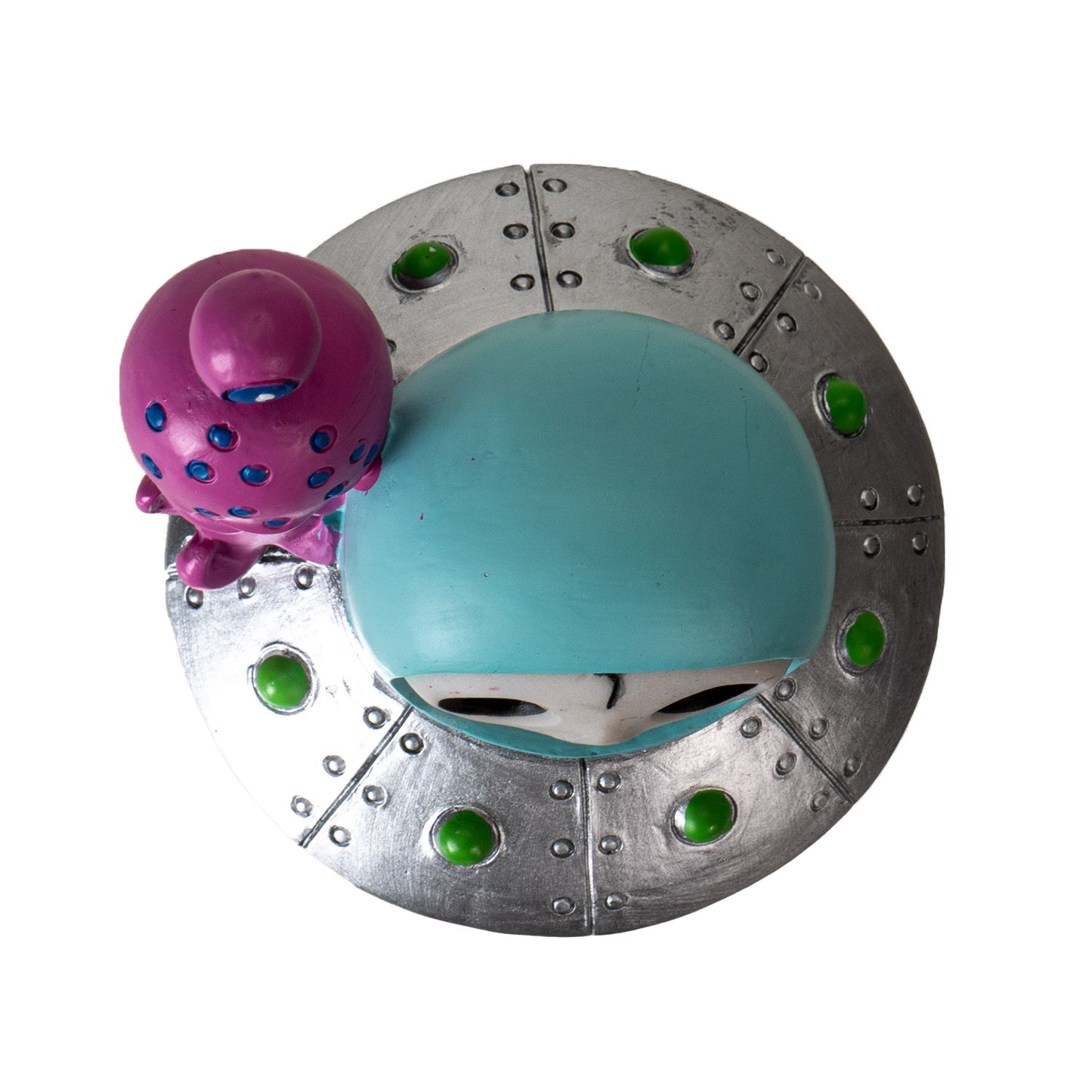 UFO Furrybones Astronaut in Spaceship Costume with Alien Buddy