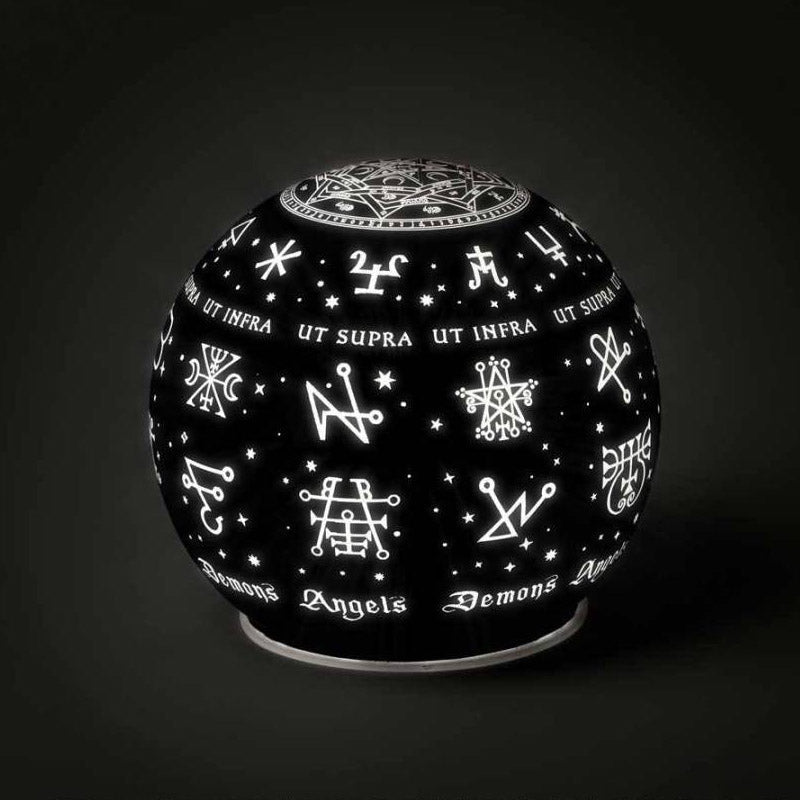 Angels & Demons LED Globe Night Light by Alchemy England