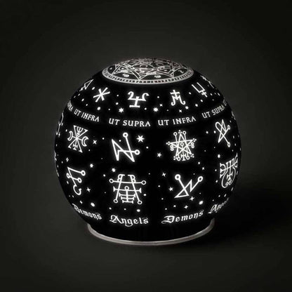 Angels & Demons LED Globe Night Light by Alchemy England