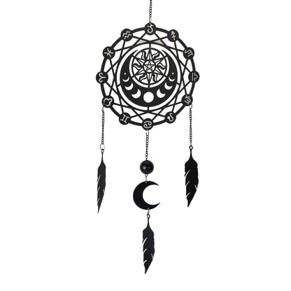 Zodiac Dream Catcher Wall Hanging Decoration by Alchemy England