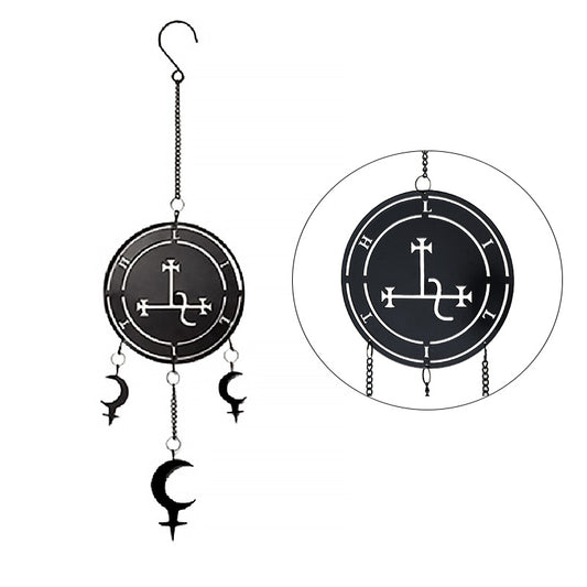 Seal of Lilith Hanging Decoration by Alchemy England with Crescent Moon and Sigil Symbols