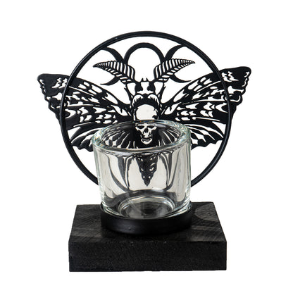 Death's Head Moth Tea Light Holder by Alchemy England