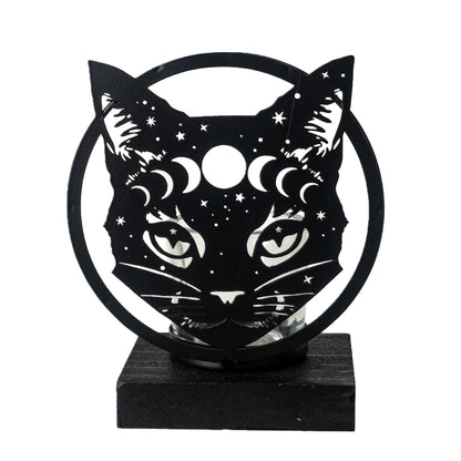 Celestial Cat Tea Light Holder by Alchemy England