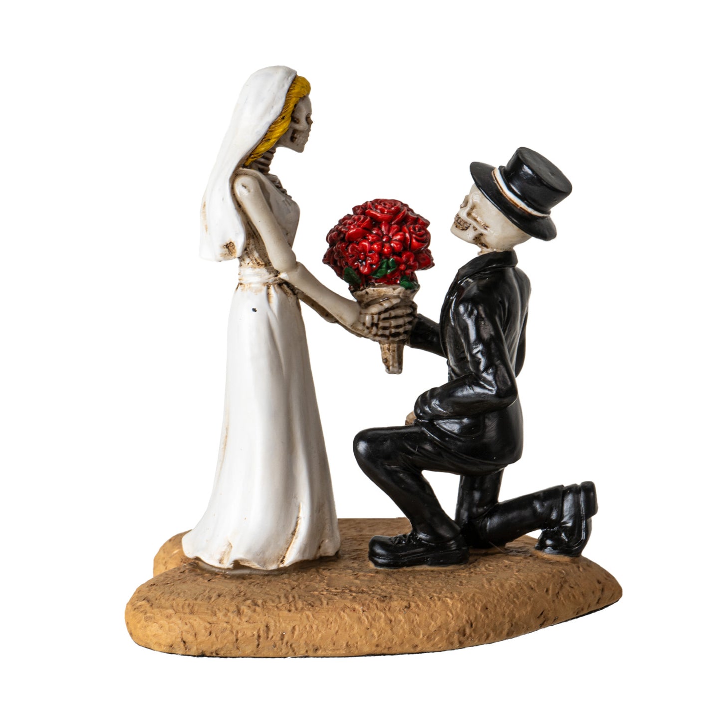 Til Death Do Us Part Skeleton Couple Figurine Love Never Dies Wedding Decor