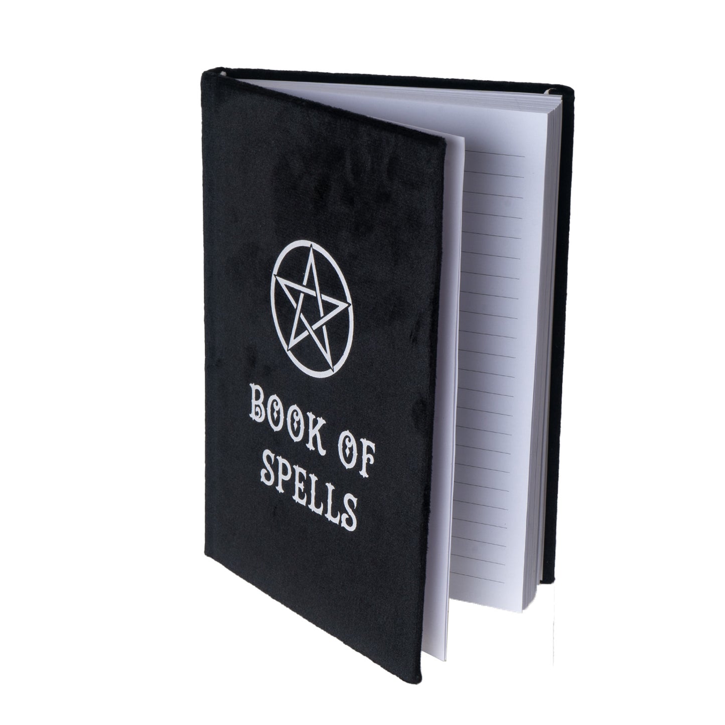 Book of Spells Velvet Journal by Something Different UK A5 Sized Blank Hardcover Notebook