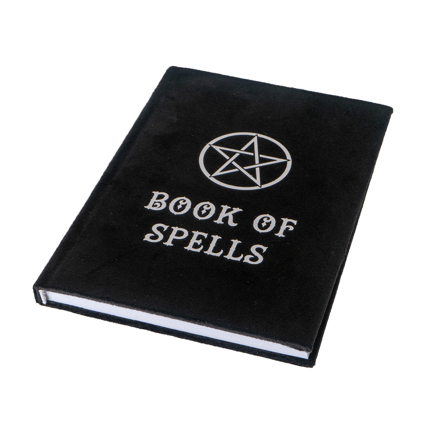 Book of Spells Velvet Journal by Something Different UK A5 Sized Blank Hardcover Notebook
