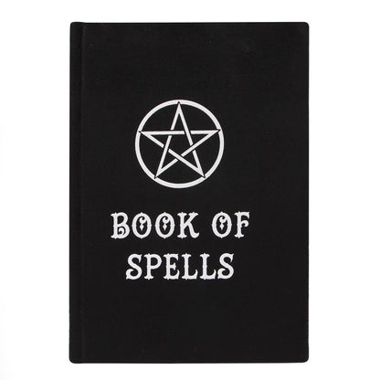 Book of Spells Velvet Journal by Something Different UK A5 Sized Blank Hardcover Notebook