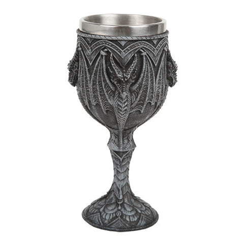 Wine Goblet Dragon Chalice Medieval Stainless Steel Cup Decor Resin Glass DrinkCollectible Celtic Home