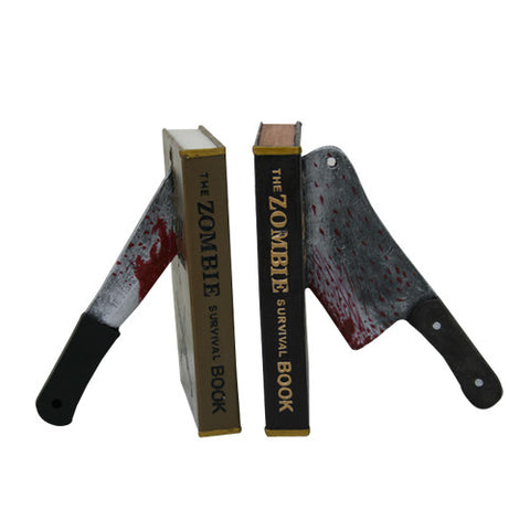 PTC 6.5 Inch Zombie Survival Guide Book Shaped Resin Bookends Set