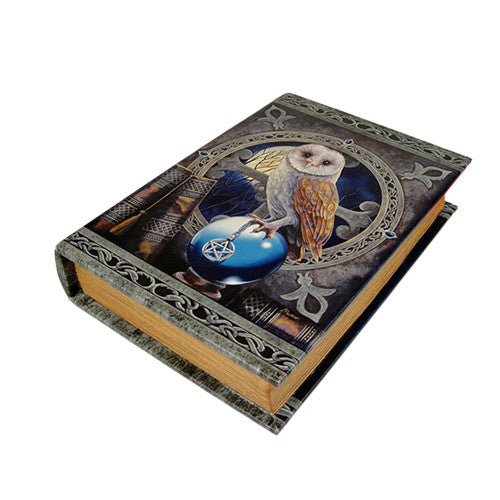 9.25 Inch Spell Keeper Book Rectangle Jewelry/Trinket Box Figurine