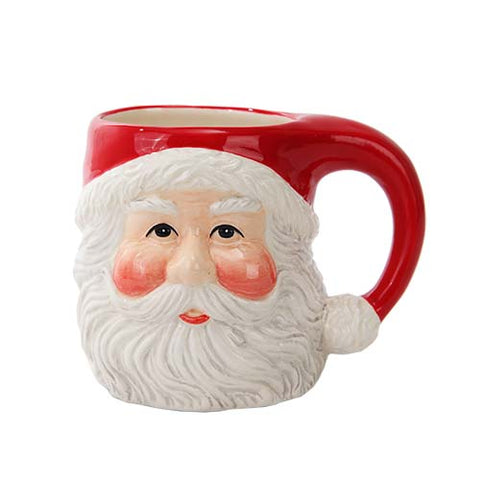 Pacific Trading Christmas Santa Claus Ceramic Drinking Mug Holiday Kitchen Accessory