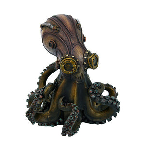 Steampunk Giant Octopus Military Deep Sea Collectible Figurine 5.25