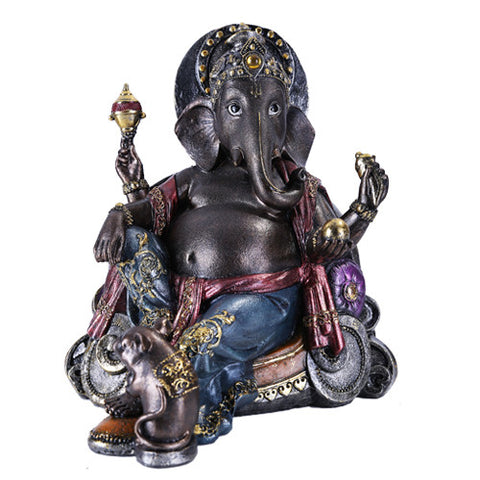 Pacific Giftware The Hindu Elephant-Deity-Seated Ganesha/Ganapati/Vinayaka [Large]