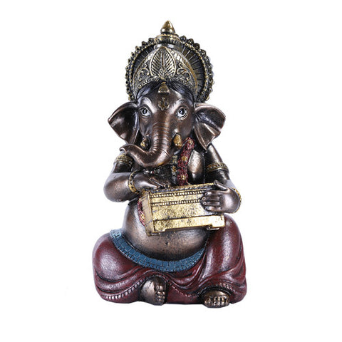 Pacific Giftware The Hindu Elephant Deity Ganesha Music Band - Sitting Ganesh Playing Harmonium