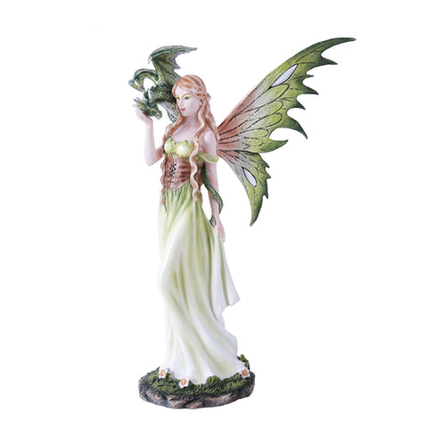 Spring Fairy with Dragon Elegant Figurine Fairyland Legends Collection Statue