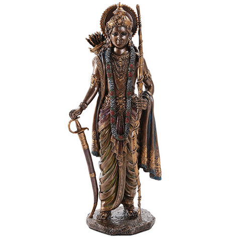 Pacific Giftware Rama Ramacandra Hindu God Figurine Indian Deity Collectible 10.25 Inch