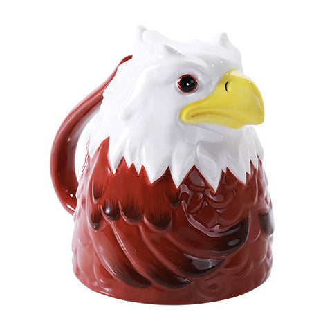 Topsy Turvy Coffee Mug Adorable Mug Upside Down Tea Home Office Decor (Eagle) by Pacific Giftware