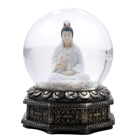 Kuan Yin Goddess of Compassion and Mercy Meditation Altar Water Globe