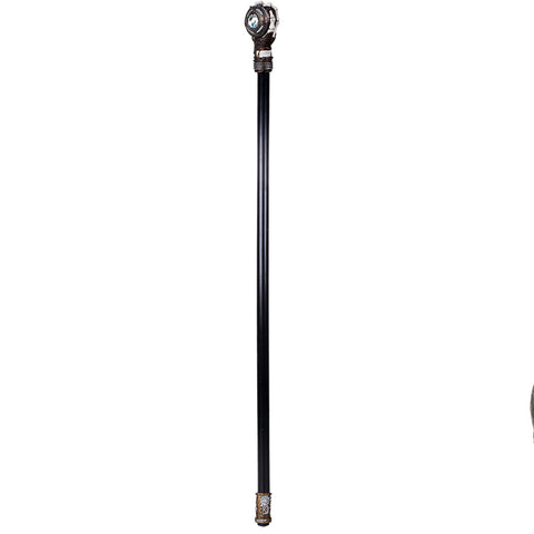 Steampunk Skeleton Hand Skull Mechanical Decorative Walking Cane 36"