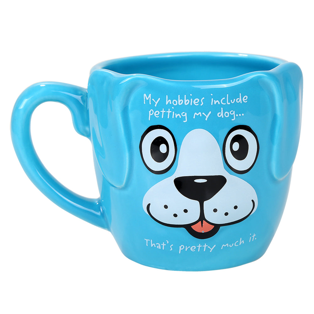 Adorable Blue Pet Puppy Coffee Tea Mug Hobby Dog