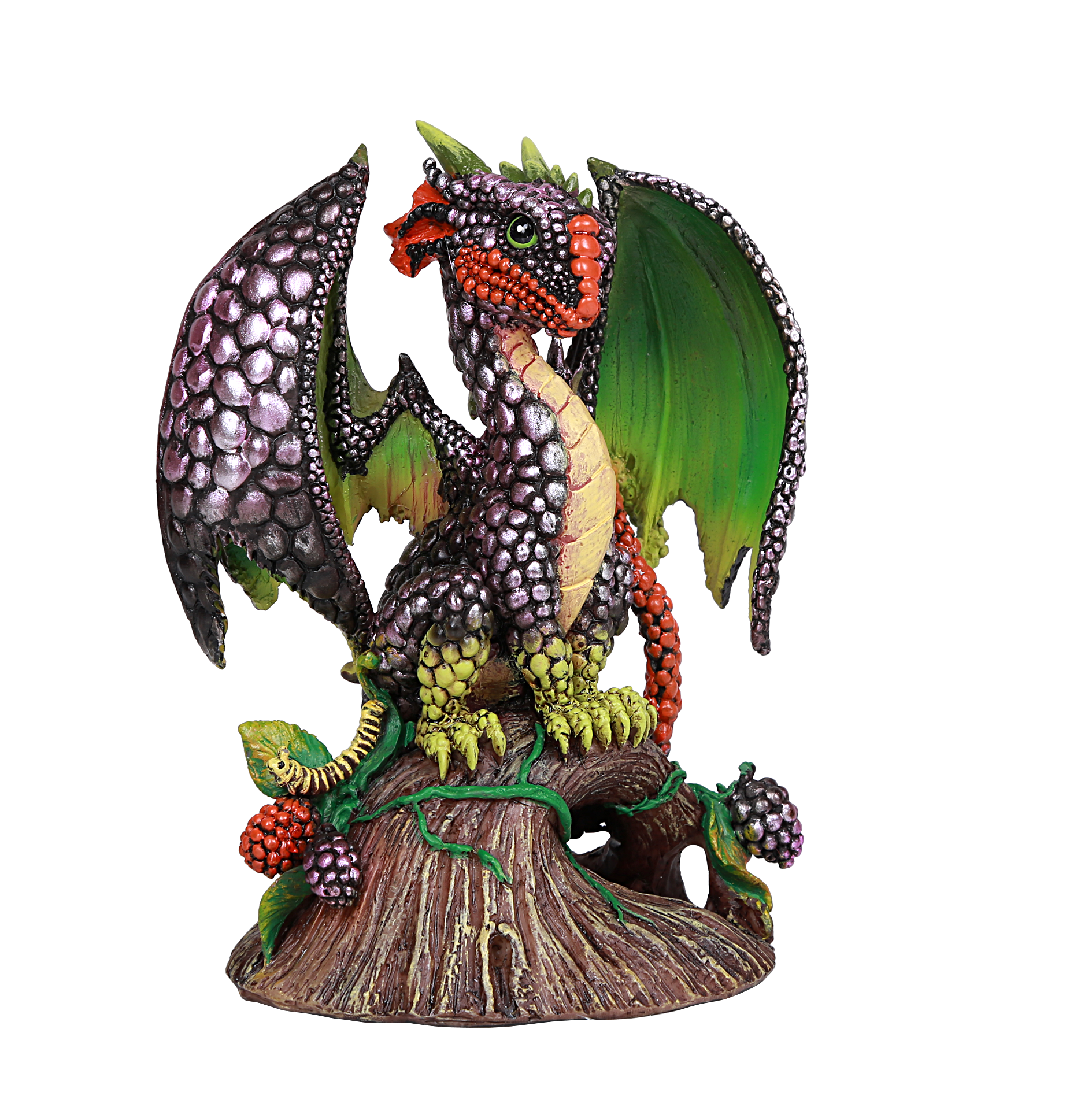 BlackBerry Pattern Dragon Scales Statue by Stanley Morrison