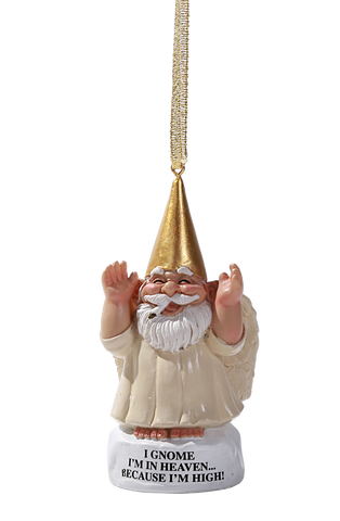 Angel Gnome Hanging Ornament Holiday High Heaven Christmas Home Decor Weed