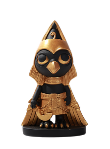 Ancient Egyptian Hieroglyph Baby Mini Horus God of Sky Figurine Falcon