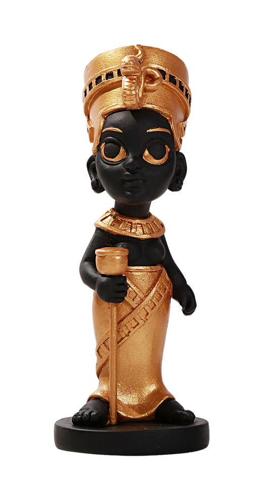 Ancient Egyptian Hieroglyph Baby Mini Nefertiti Sun Goddess Figurine