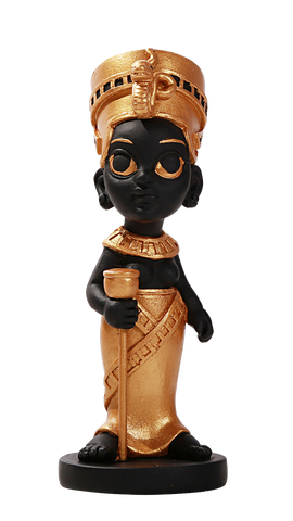 Ancient Egyptian Hieroglyph Baby Mini Nefertiti Sun Goddess Figurine