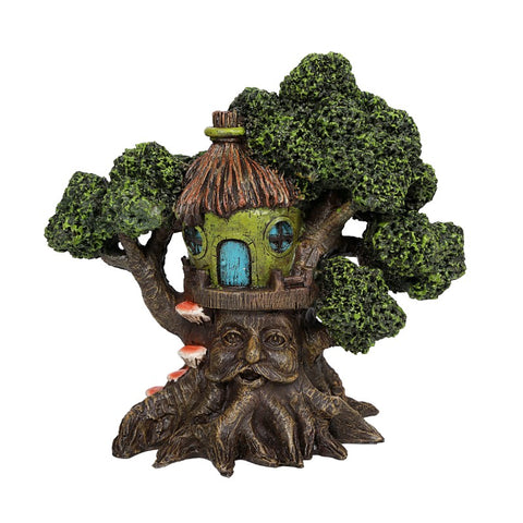 Pacific Giftware PT Greenman Treehouse Decorative Garden Statue