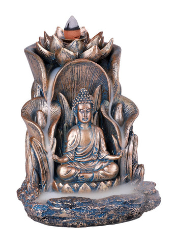 Pacific Trading Buddha Back Flow Incense Burner Decoration New