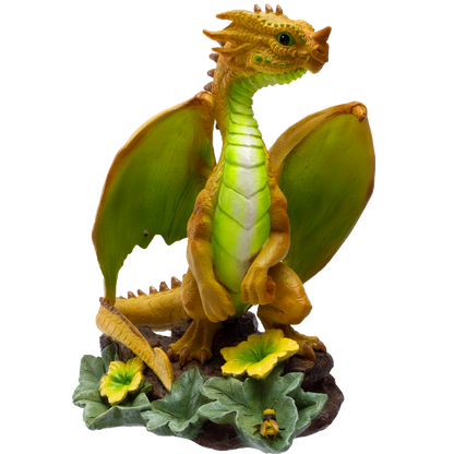 Dragon Fantasy Honeydew Dragon Resin Figurine
