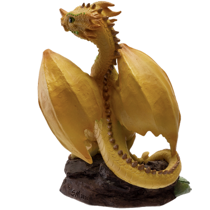 Dragon Fantasy Honeydew Dragon Resin Figurine