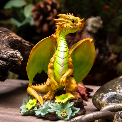 Dragon Fantasy Honeydew Dragon Resin Figurine