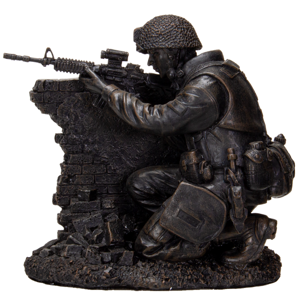 Pacific Giftware America's Finest Brave Soldier Holding Position Military Heroes Collectible Figurine