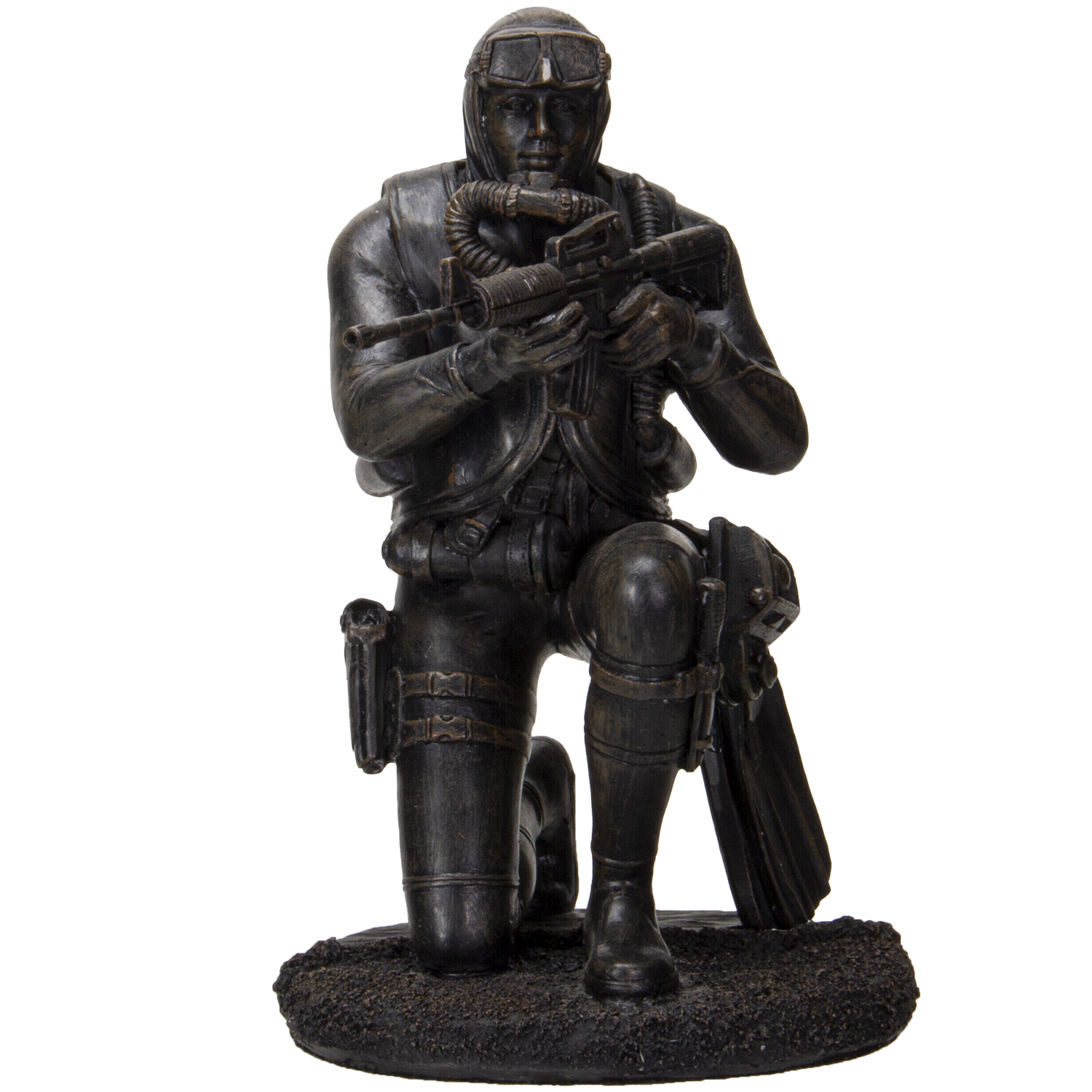 Pacific Giftware America's Finest Brave Soldier Checking Surrounding Military Heroes Collectible Figurine