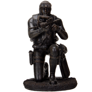 Pacific Giftware America's Finest Brave Soldier Checking Surrounding Military Heroes Collectible Figurine