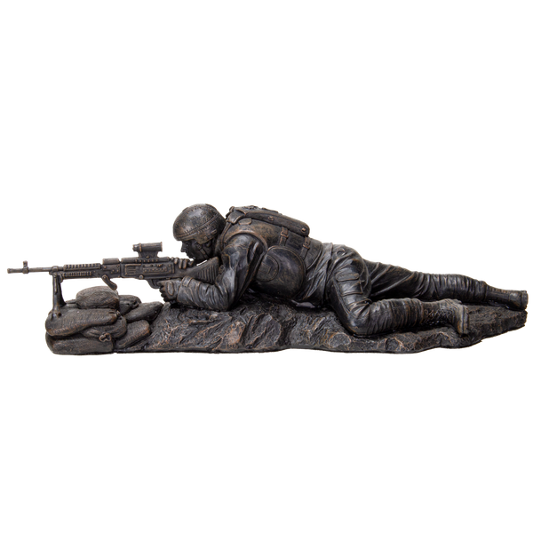 Pacific Giftware America's Finest Brave Soldier Laying Low Military Heroes Collectible Figurine