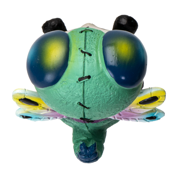 Furrybones Summit Collection Dragonfly Tombo Figurine Decorative Signature Skeleton in Colorful Dragonfly with Cute Wing