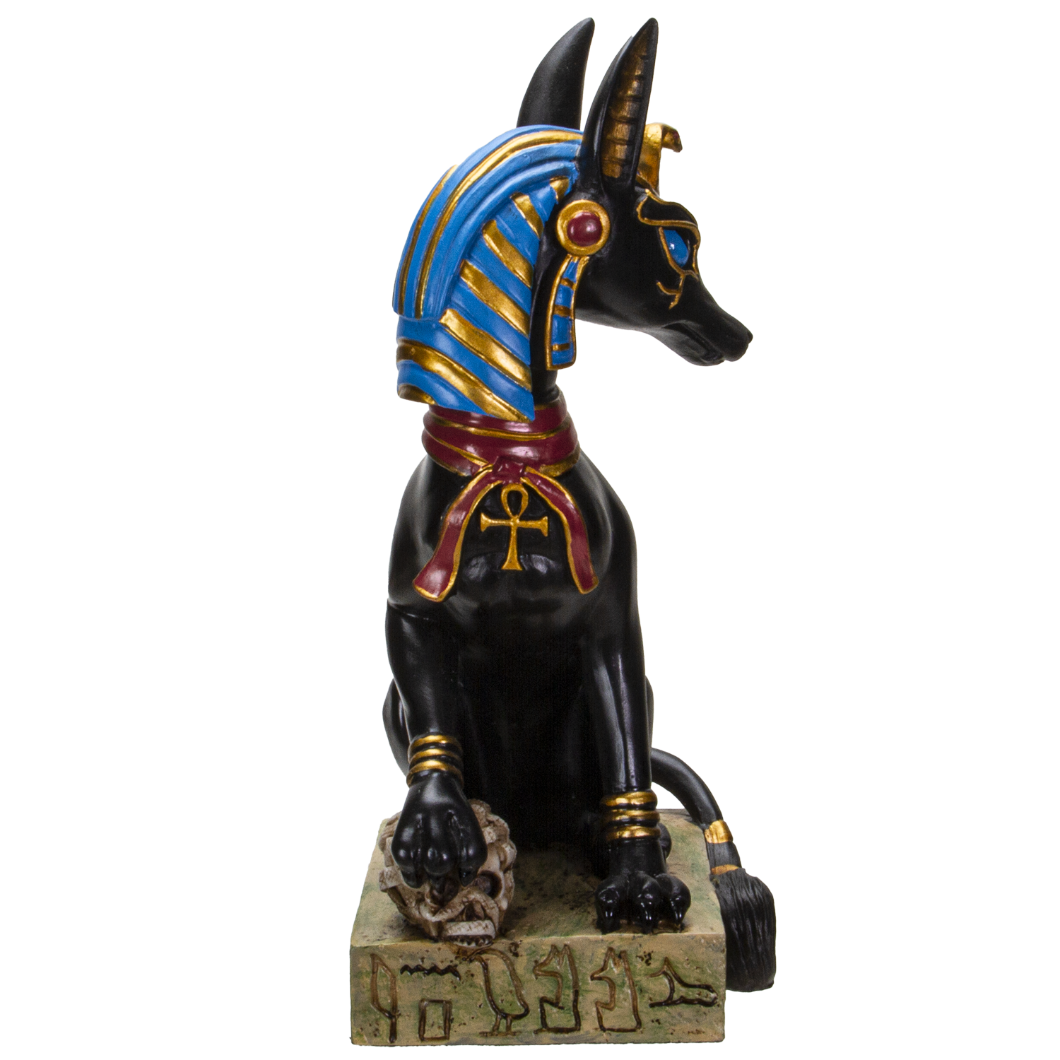 Pacific Giftware Ancient Egyptian God Anubis Sitting Pose Resin Figurine
