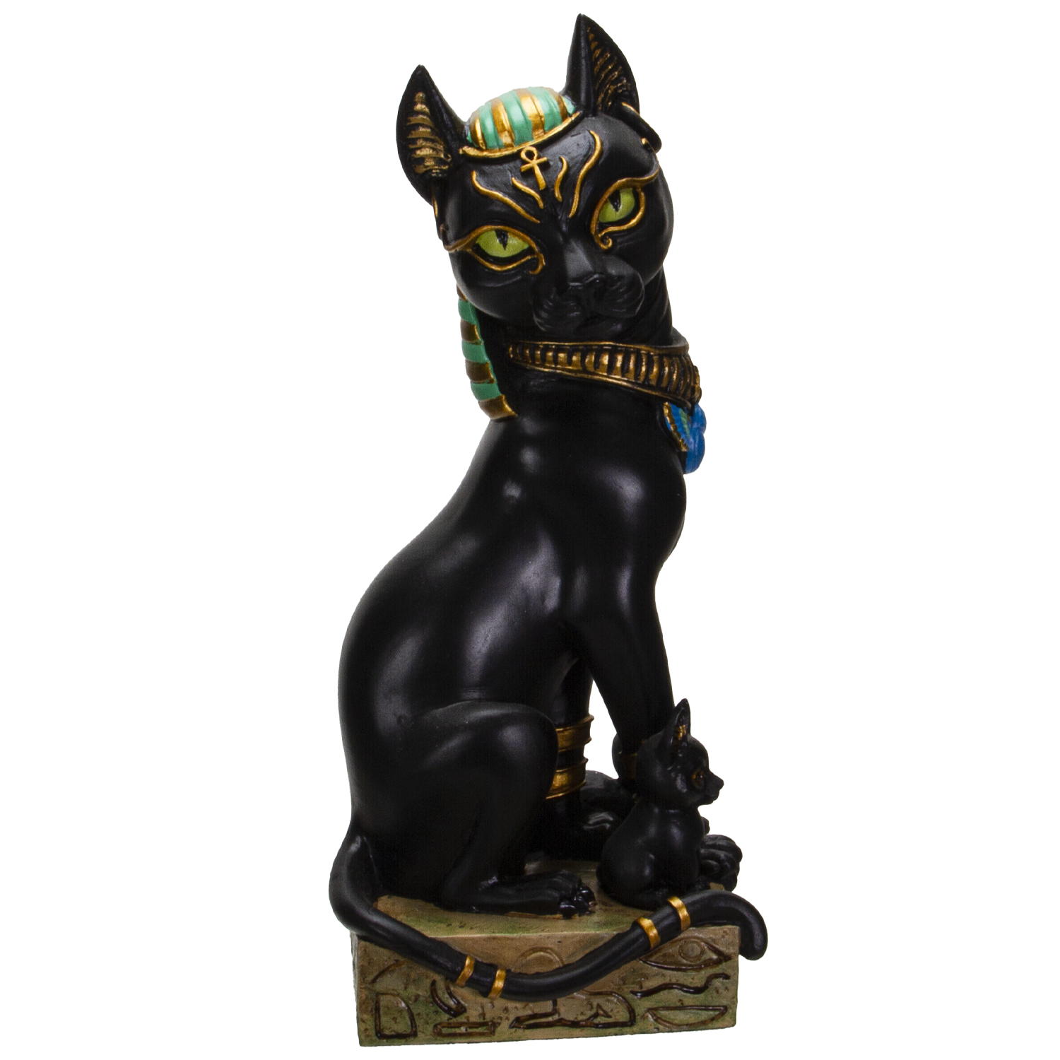 Pacific Giftware Ancient Egyptian Bastet Sitting Pose Resin Figurine