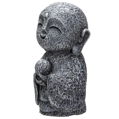Eastern Enlightenment Happy Japanese Jizo Monk with Wealth Ball Resin Figurine