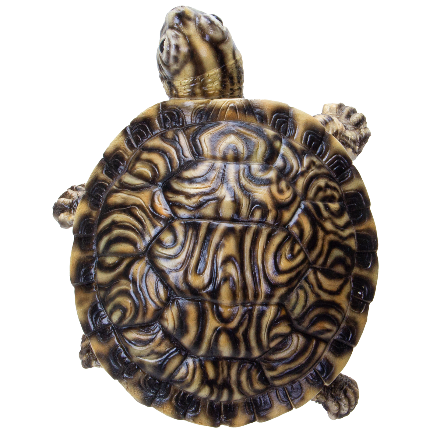 Realistic Yellow Belly Turtle Resin Figurine