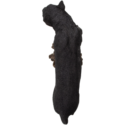 Realistic Big Cat Black Panther Wildlife Leopard Cougar Decorative Resin figurine Statue