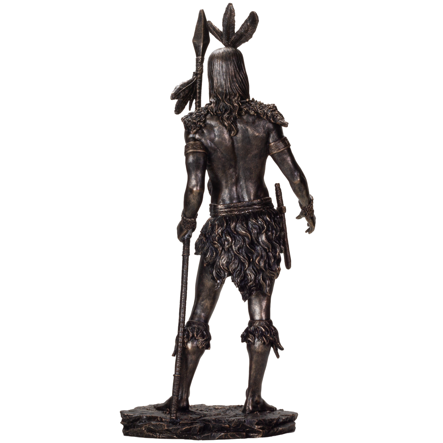American Indian Warrior with Spear 19.75 inches tall