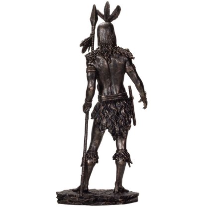 American Indian Warrior with Spear 19.75 inches tall