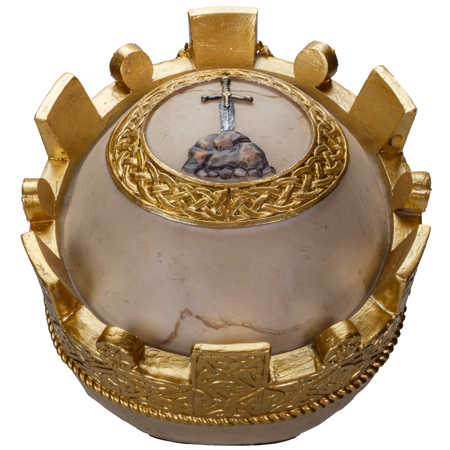 The Knights of The Round Table King Arthur Skulls Resin Skull Figurine