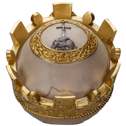 The Knights of The Round Table King Arthur Skulls Resin Skull Figurine